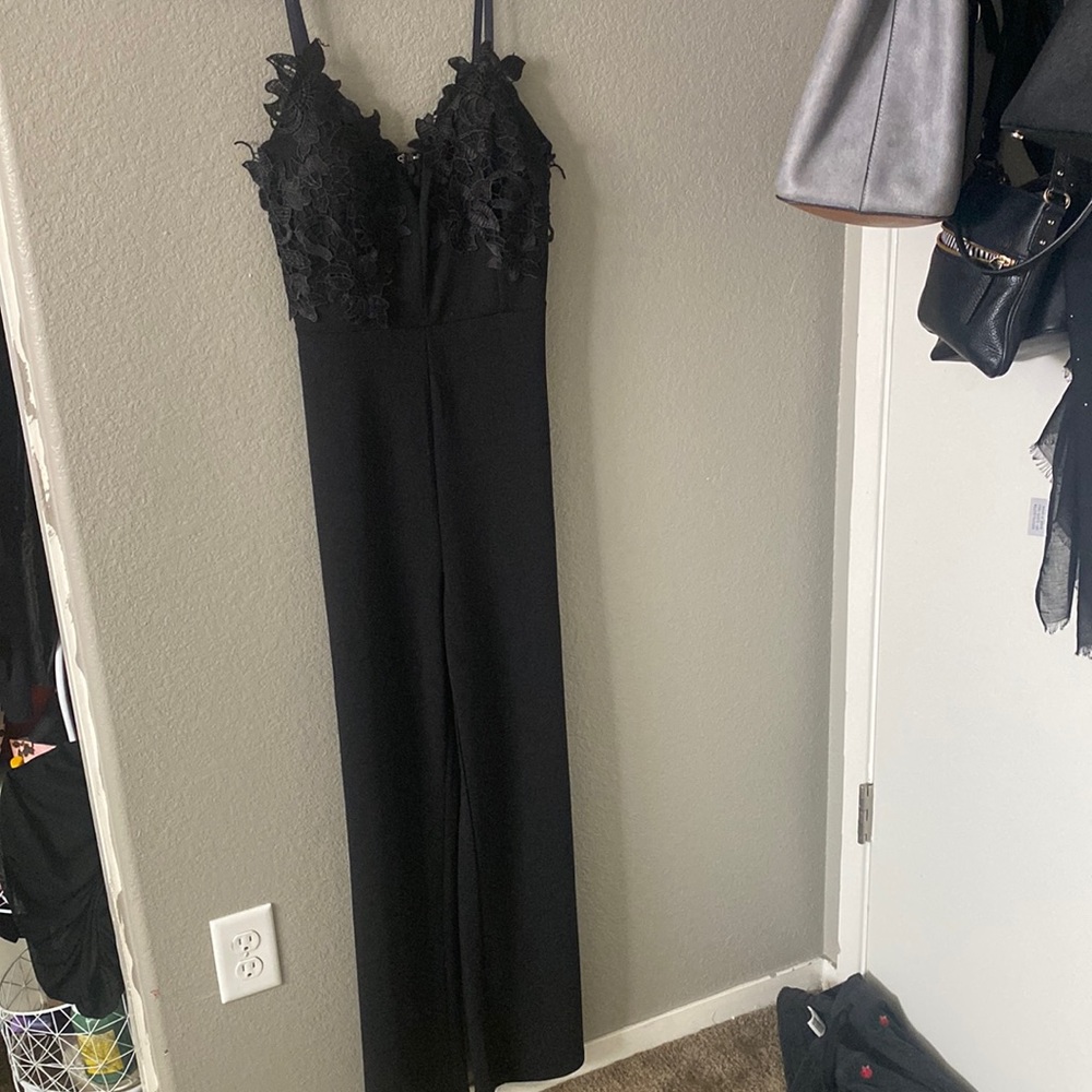 Black jumpsuit
